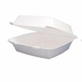 Eat-In Tools Carryout Food Containers  Foam Hinged 1-Compartment  9-1/2 x 9-1/4 x 3  200/CT EA2771713